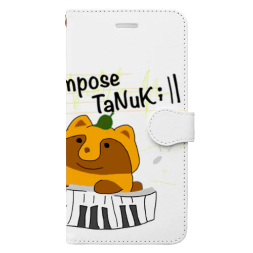 Compose TaNuKi 手帳型スマホケース