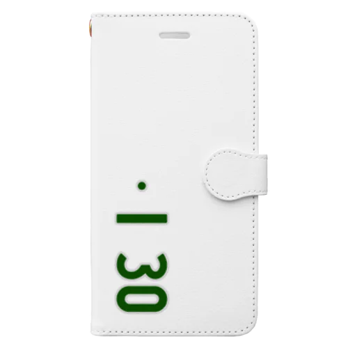 0130_誕生日_記念日_ナンバープレート Book-Style Smartphone Case