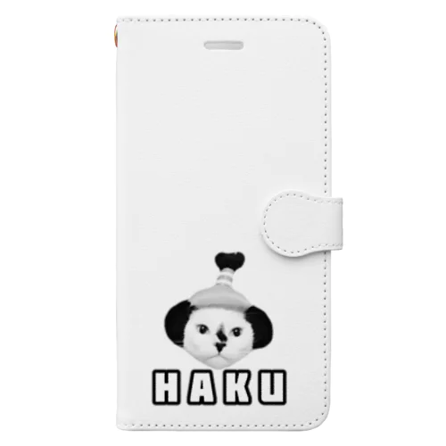 チョンマゲHAKU 手帳型スマホケース