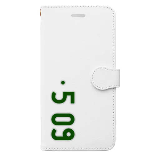 0509_誕生日_記念日_ナンバープレート Book-Style Smartphone Case