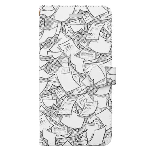 紙、降り積もる。 Book-Style Smartphone Case