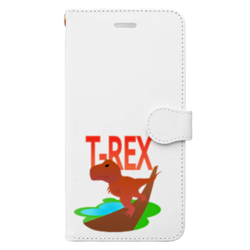 T-REX（原色バージョン） Book-Style Smartphone Case