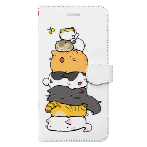 ねこたわー Book-Style Smartphone Case