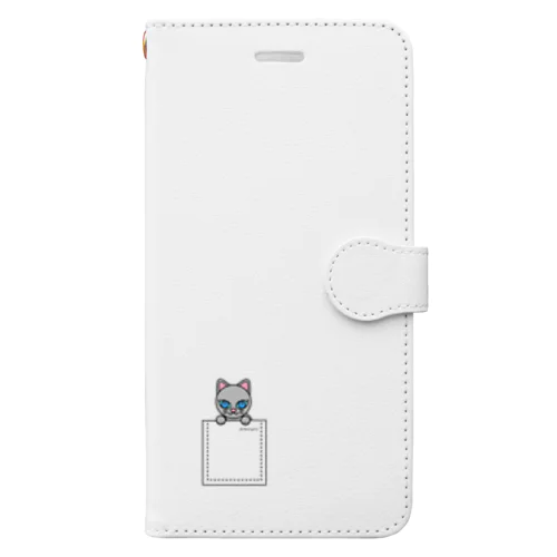 ねこ　pokenyan　ロシにゃん Book-Style Smartphone Case