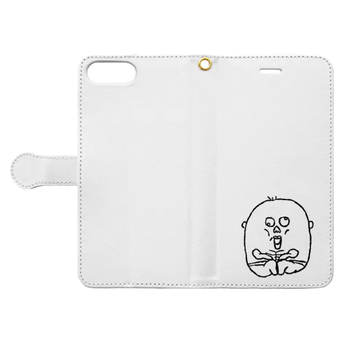 シンプルなファイト君 Book-Style Smartphone Case