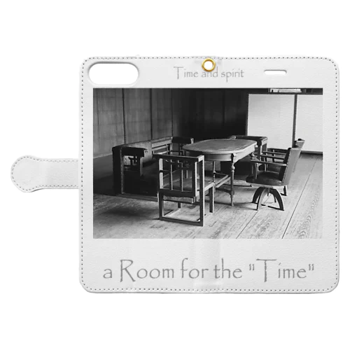 a Room for the "Time" ~ BW Book-Style Smartphone Case