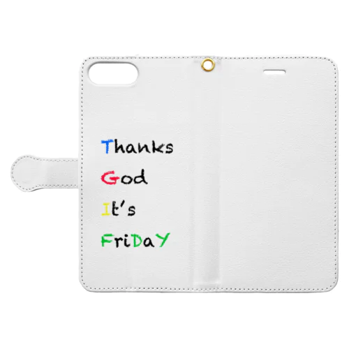 TGIF_black Book-Style Smartphone Case