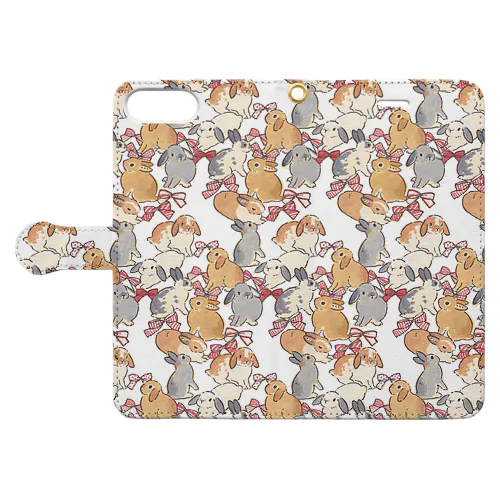Bunnies and Ribbons Book-Style Smartphone Case