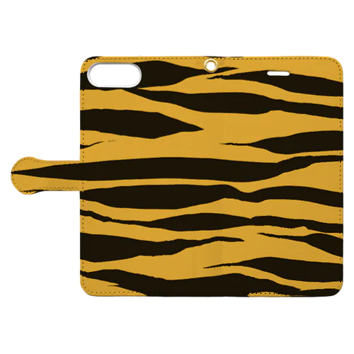 Tiger 虎柄 Book-Style Smartphone Case