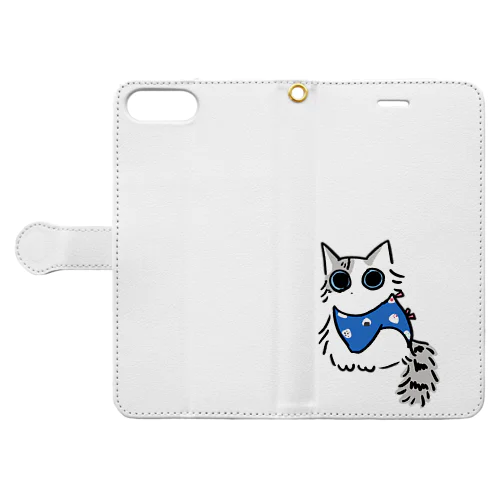 術後服ふうちゃん Book-Style Smartphone Case