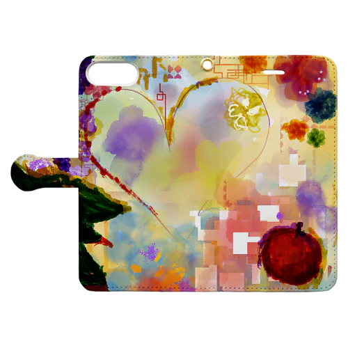 Clear Heart Book-Style Smartphone Case