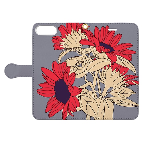 ひまわり Book-Style Smartphone Case
