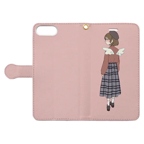 ぼうしの女の子 Book-Style Smartphone Case