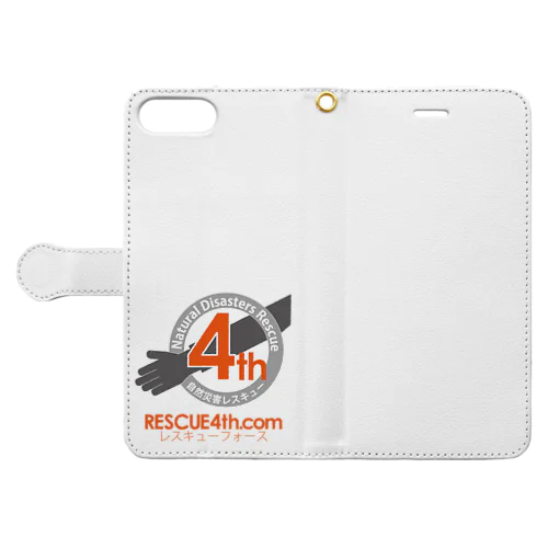 自然災害レスキュー　RESCUE4th 手帳型スマホケース