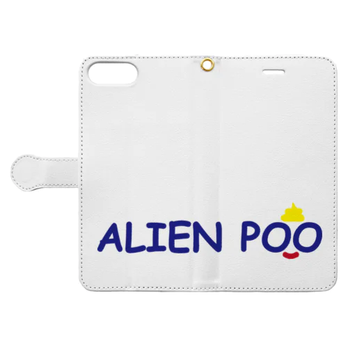 ALIEN POO 手帳型スマホケース