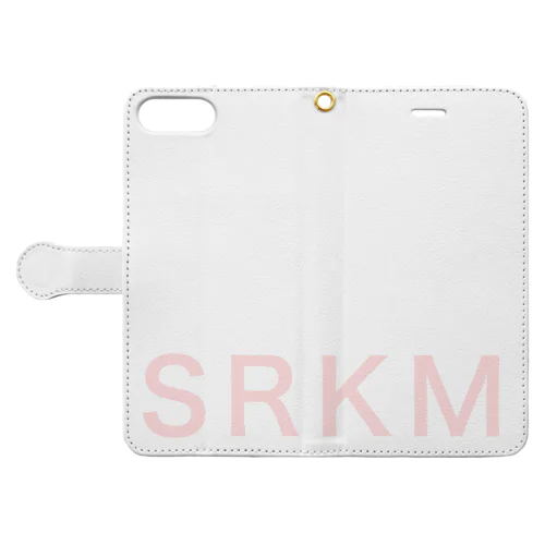 ＳＲＫＭ（pink logo ver.） 手帳型スマホケース