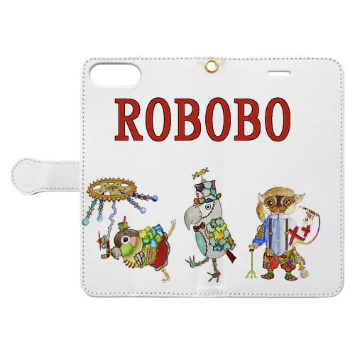 ROBOBO ロボトリオ🤖 Book-Style Smartphone Case