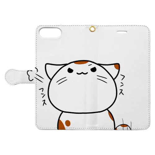 ちょい怒ねこ。 Book-Style Smartphone Case