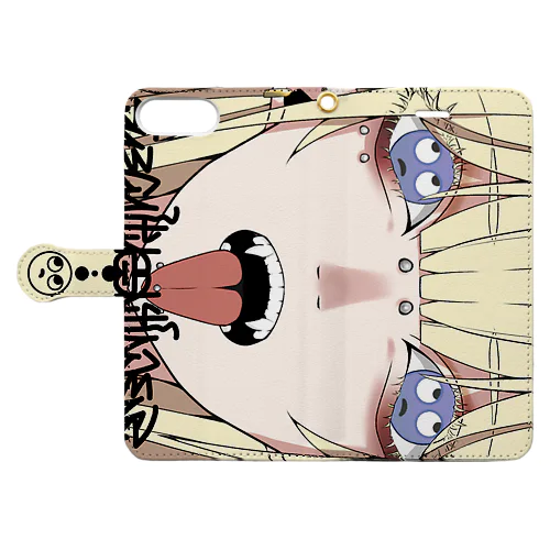 絵文字ちゃん Book-Style Smartphone Case