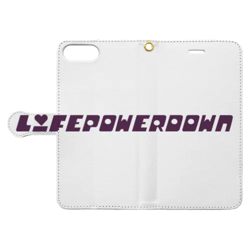 lifepowerdown　シリーズ Book-Style Smartphone Case