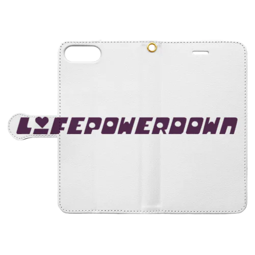 lifepowerdown　シリーズ 手帳型スマホケース