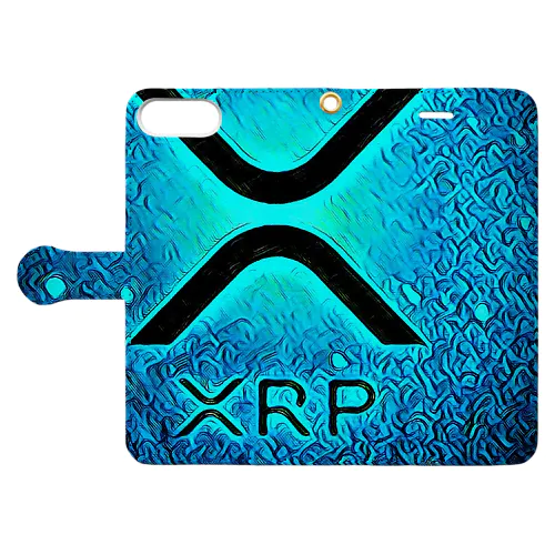 ＸＲＰ エメラルド 手帳型スマホケース