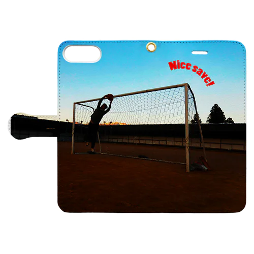 Nice save!  サッカー Book-Style Smartphone Case