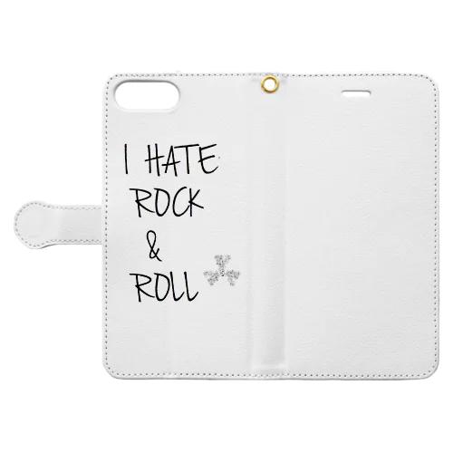 I HATE ROCK & ROLL 手帳型スマホケース