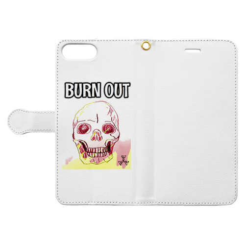 BURN OUT 手帳型スマホケース