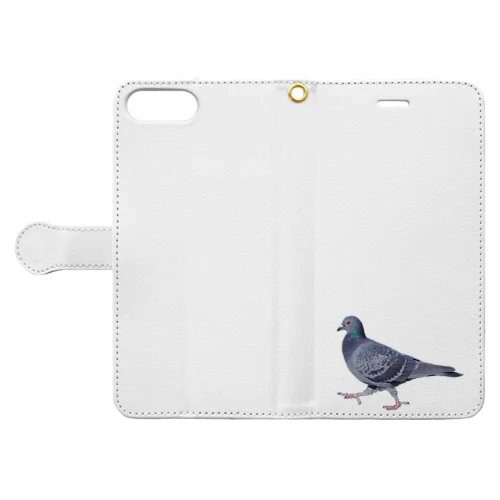 行方不明のドバト_鳩 Book-Style Smartphone Case