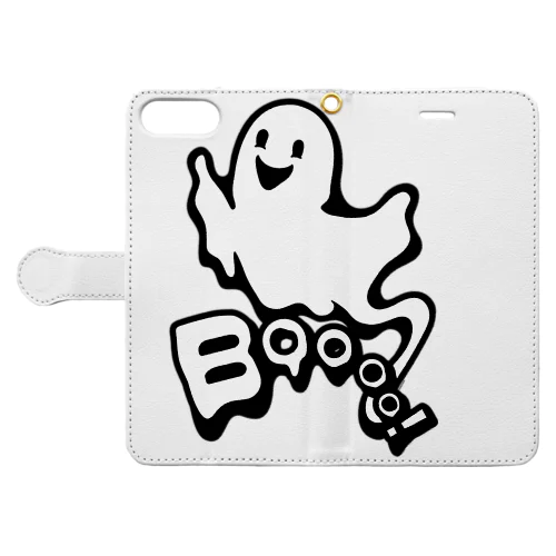 おばけちゃんばぁ!(Boo!ゴースト) 手帳型スマホケース