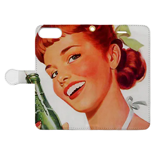 Soda Pop ビンテージ Book-Style Smartphone Case