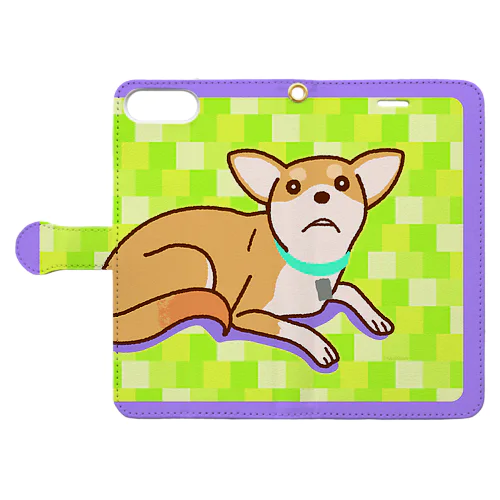 テトさん(犬) Book-Style Smartphone Case