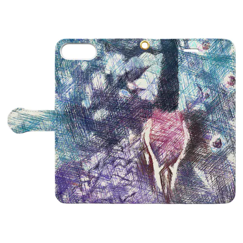 Male peacock Book-Style Smartphone Case