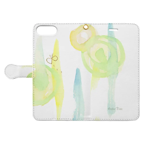 水彩と蝶 | Atelier*Note Book-Style Smartphone Case