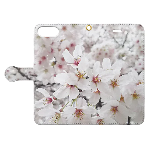 桜花 Book-Style Smartphone Case