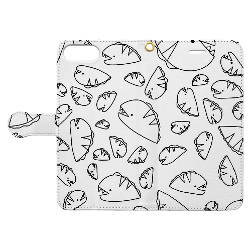 ながくないうつぼ ちらし Book-Style Smartphone Case