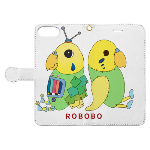 ROBOBO ユーチューバー Book-Style Smartphone Case