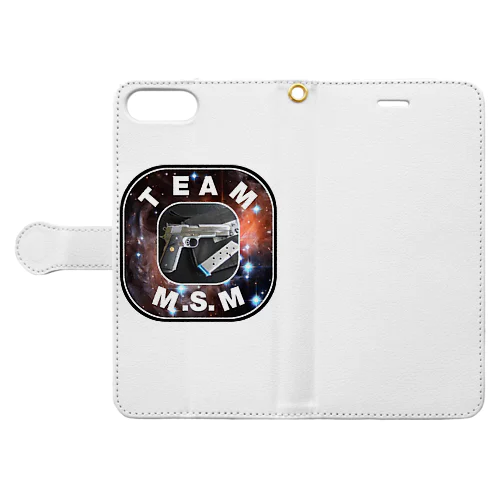 元専務公式『TEAE M.S.M』グッズ 手帳型スマホケース