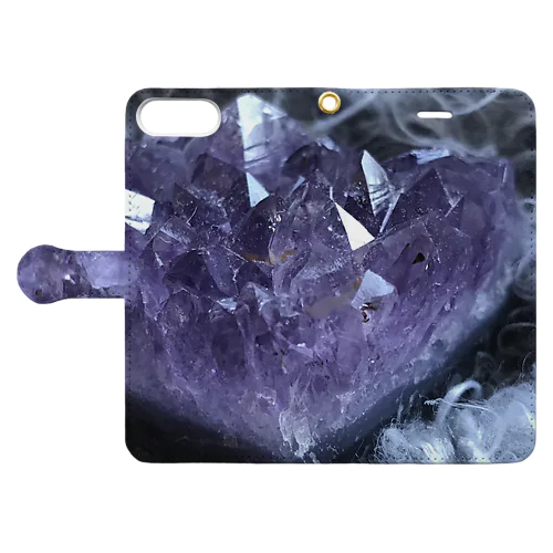 amethystⅦ Book-Style Smartphone Case