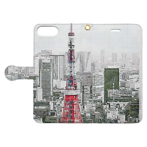 TECHNOPOLIS_TOKIO Book-Style Smartphone Case