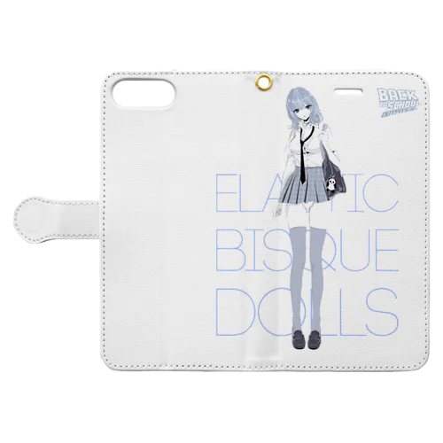 BACK TO SCHOOL 着せ替えビスクドール Book-Style Smartphone Case