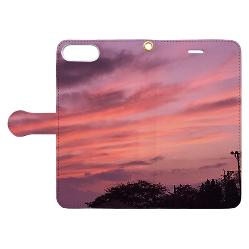 (コラボ)The Sunset Memory of My Sister (Photo by @Futaba_niji) Book-Style Smartphone Case