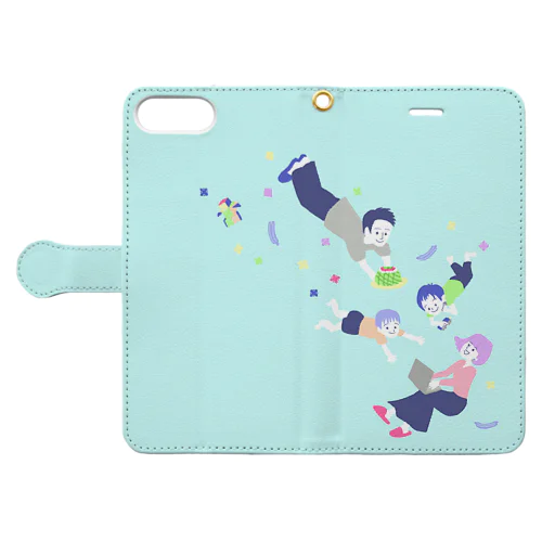 なかよしFAMILY Book-Style Smartphone Case