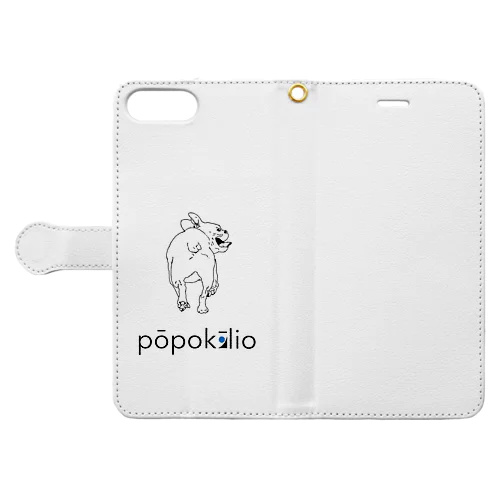 popokilio フレンチブルドッグ  手帳型スマホケース