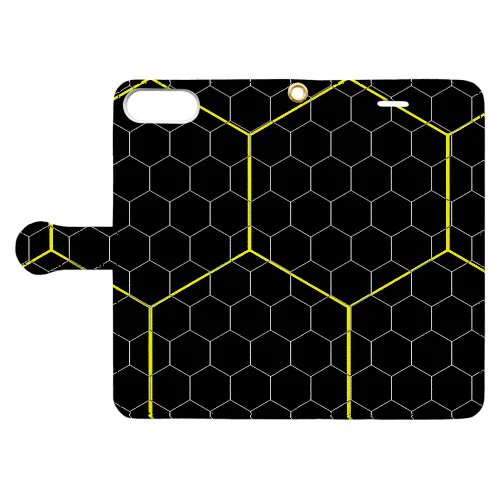 蜂の巣 Book-Style Smartphone Case
