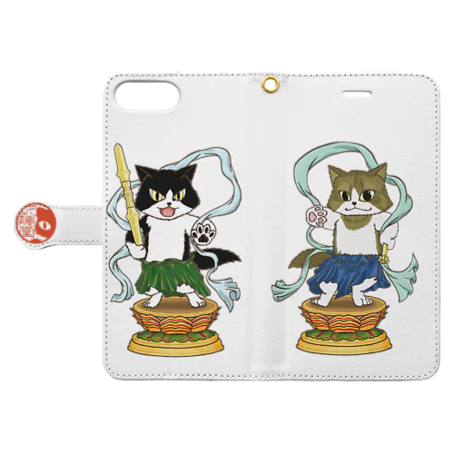 金剛猫士像 Book-Style Smartphone Case