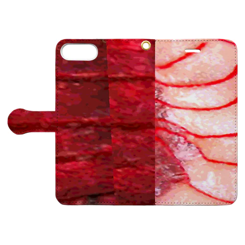 クジラ肉 Book-Style Smartphone Case