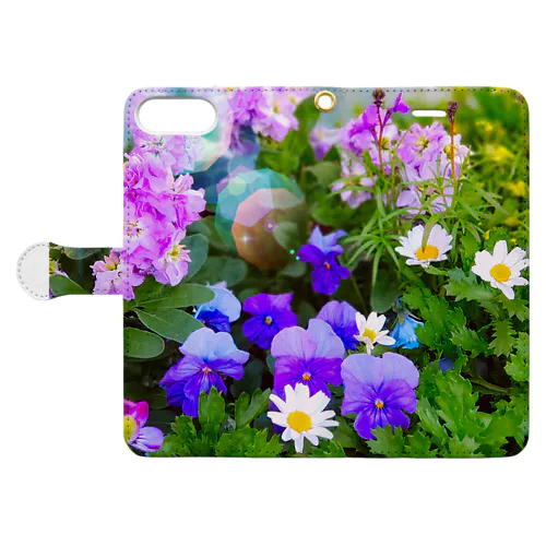 幸運のお花畑🌈 Book-Style Smartphone Case