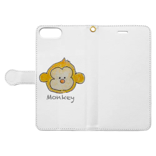 Monkey 手帳型スマホケース